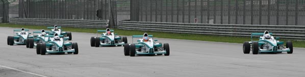 Sandy Nicholas Stuvik at 2009 Formula BMW Test