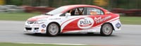 Sandy racing Honda Civic at Bira Circuit, May 2009