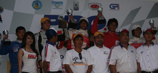 Sandy on the Podium for the ProCar Series