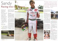 Sandy in ScandAsia Magazine