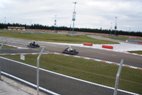 Sandy in hot pursuit at La Conca in a rental kart