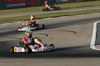 Sandy hard charging in his Zarnardi Junior kart