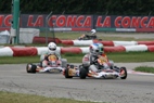 Khun Kanit on the morning wet track