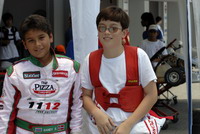 Sandy and Cameron doing the pit walk, National Round 3, 2007
