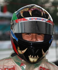 Sandy Nicholas Stuvik preping for 2008 SKT 5