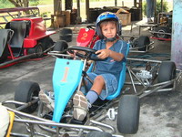 2000 very early days in Sandy's racing career