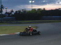 Practicing into the night...