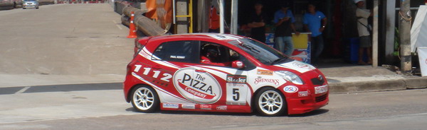 Paul Kenny racing the street circuit of Udon Thani, June 2007